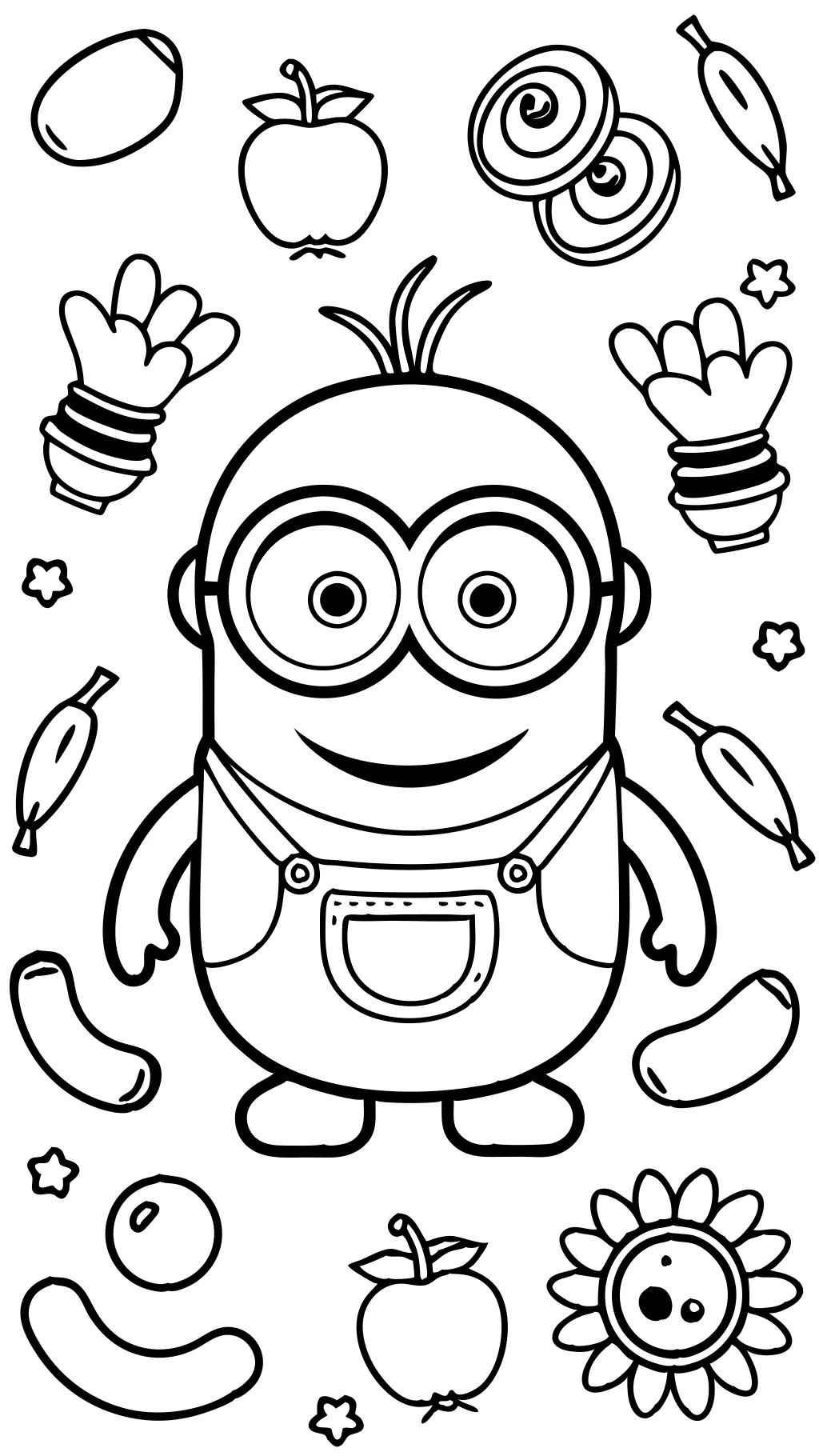 minion coloring pages free